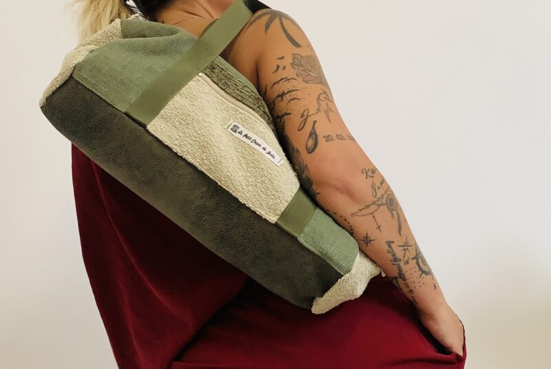 Sac de ville vert. – Image 5