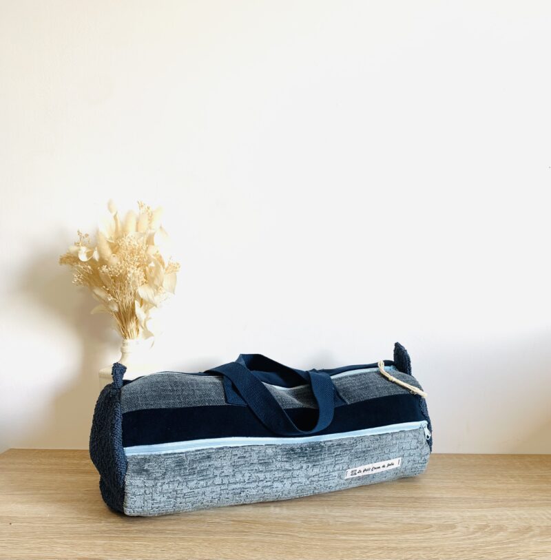 Sac de ville bleu. – Image 2